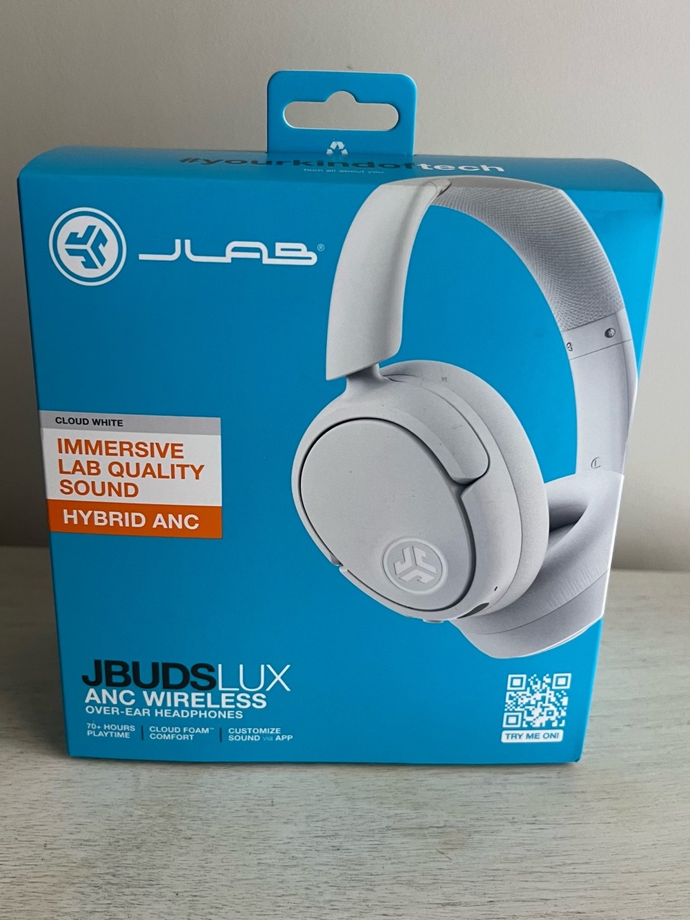 JLab JBuds LUX Over-Ear Wireless Headphones - Cloud